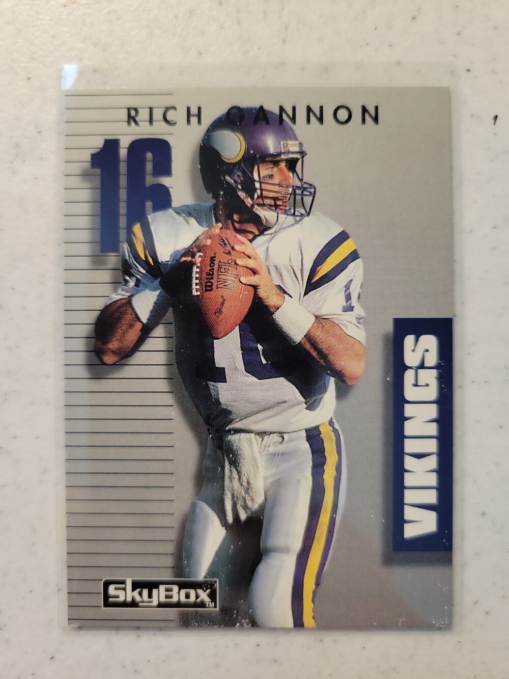 Rich Gannon 1992 Skybox Primetime #192 - Minnesota Vikings- NFL - Fresh Pull